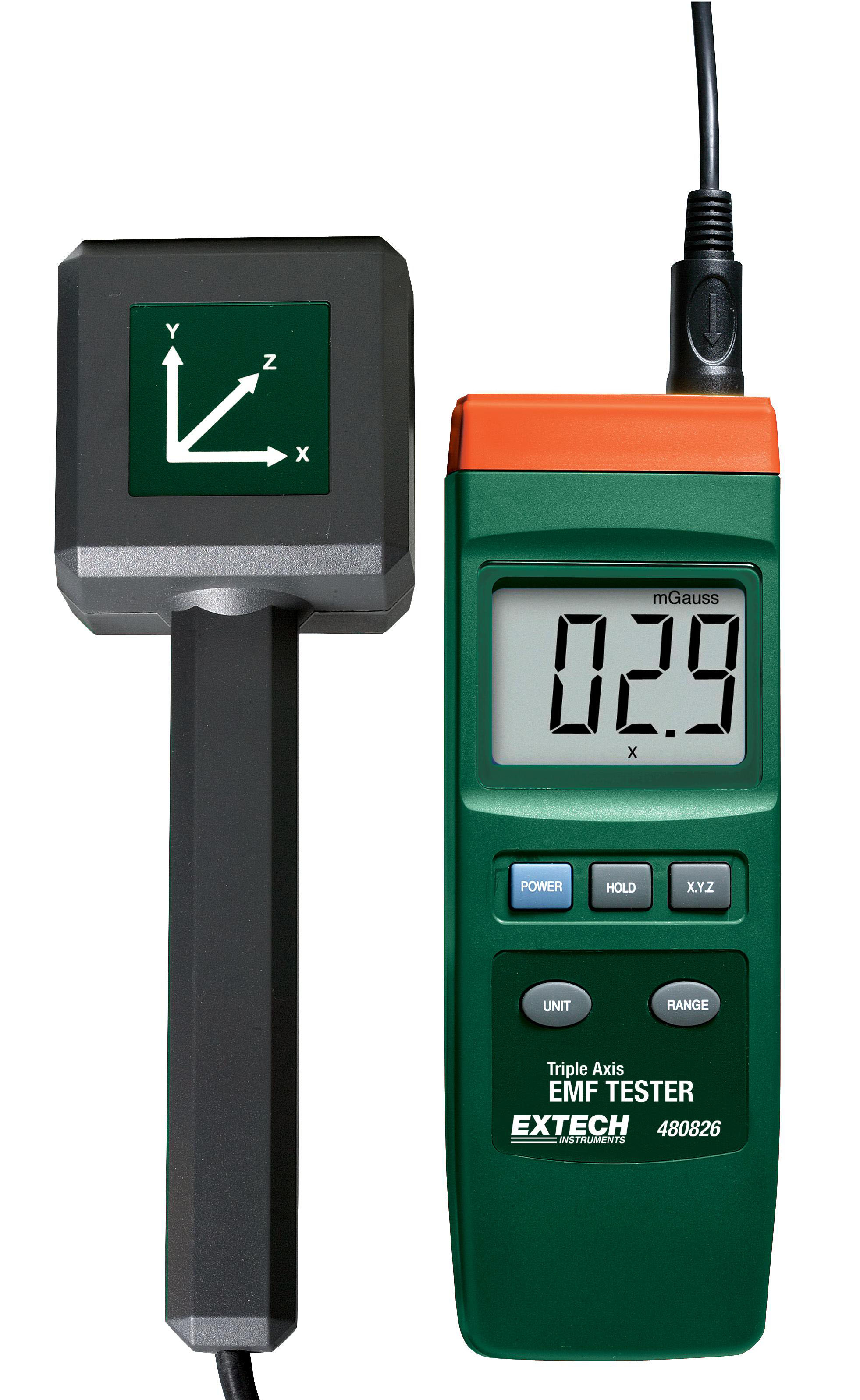 Medidor de radiación electromagnética PCE-EMF 40