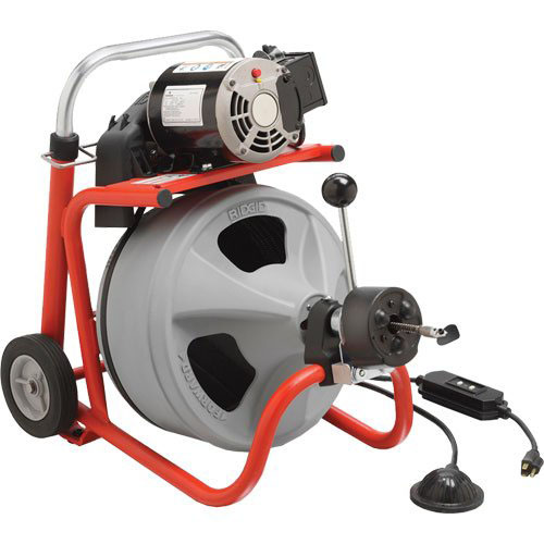 Pipe cleaning machine 390W 16 mm Spiral for professional use