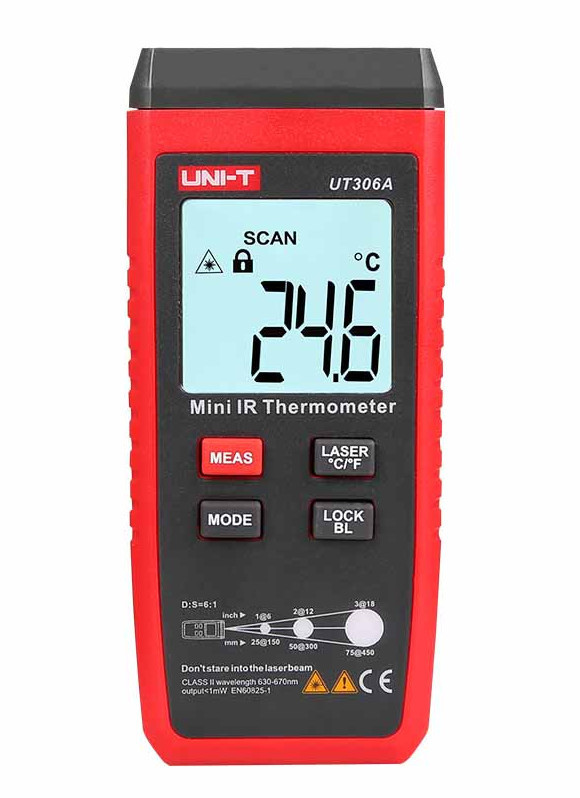 UT306A Mini Infrared Thermometer - UNI-T Meters
